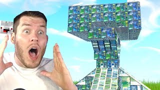 Wir bauen die Skybase von Standart Skill in Fortnite Battle Royale  Alphastein ft Ente [upl. by Parthen784]