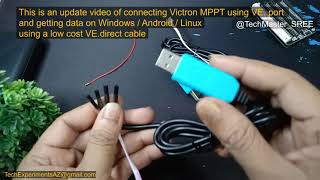 Try this method to reuse your DIY USB TTL Victron VE Direct cable [upl. by Quinton]