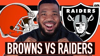 WEEK 4  RAIDERS vs BROWNS WATCH PARTY [upl. by Nhguavoj]