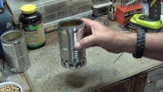 DIY Tin Can Gasifier Stove  Build amp Burn Test [upl. by Aciras]