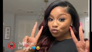 reginae Carter ig live [upl. by Willamina956]