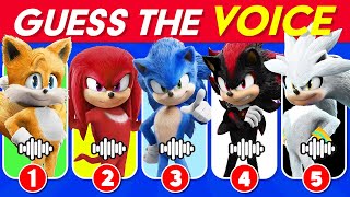 Guess The Sonic the Hedgehog 3 Characters by Voice 🎬🦔💙 Sonic the Hedgehog 3 Movie Quiz  fastQuiz [upl. by Icnan49]