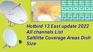 Hotbird 13e frequency  Hotbird 13e channel list 2022  hotbird 13 east [upl. by Manly]