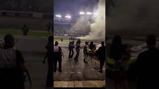 Side angel of Joey Logano coming down pit road at the end of the race richmondraceway [upl. by Morrissey]