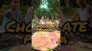 chocolate parantha shortvideo viralvideo food cooking recipe MaMeyerRannaghar1 [upl. by Enwahs]