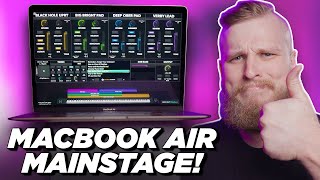 MacBook Air for MainStage  POWERFUL KEYS RIG M1 Review [upl. by Hgielek]