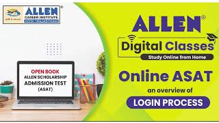 Know how to appear in ALLEN Admission Scholarship Test ASAT  Kota Coaching  Scholarship upto 90 [upl. by Shayna673]