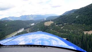 Kodiak 100 base to final runway 14 at Troy airport Montana 57S [upl. by Goddart]