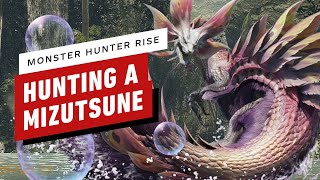 Monster Hunter Rise  Hunting A Mizutsune Gameplay [upl. by Rentsch663]