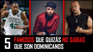 Famosos que quizás no sabias que son Dominicanos [upl. by Attiuqaj]