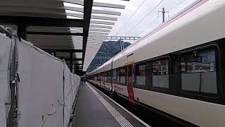 SBBCFFFFS Giruno RABe501 009 a Lugano 26062024 [upl. by Erastatus]