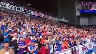 Rangers fans singing Derrys walls [upl. by Licko31]