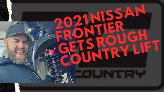 2021 Nissan Frontier gets a Rough Country Lift [upl. by Drofnelg716]