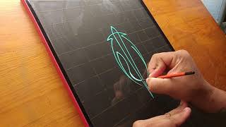 How to Pinstripe Simple Pinstriping Design 16 [upl. by Pontus926]