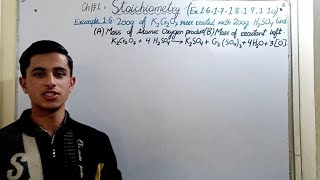 Lec5 Stoichiometric Calculations Example 16 Chap 1 Stoichiometry [upl. by Guild]