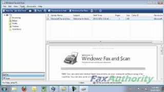 Manually Receive a Fax in Windows Fax and Scan Windows 7 and Windows Vista [upl. by Yentihw469]