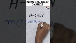 Nomenclature of Cyanideiupac naming of cyanide shorts youtubeshorts [upl. by Eadrahc]