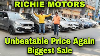 Richie Motors 💥Biggest Wholesale Price💥TigorBalenoCretaScorpioCapturInnovaNexonCelerioXUV500 [upl. by Anaiuq]