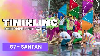 TINIKLING  PHILIPPINE FOLK DANCE  GRADE 7  SANTAN  NOVELETA NATIONAL HIGHSCHOOL POV [upl. by Meluhs2]