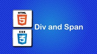 HTML5 and CSS3 Beginner Tutorial 19  Div and Span [upl. by Arni]