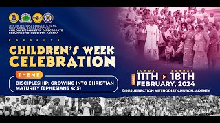 Childrens Week Thanksgiving Service 18th February 2024 [upl. by Paff606]