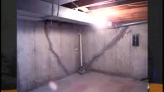 What do Structural Cracks look like in foundation and basement walls [upl. by Ahsiekahs]