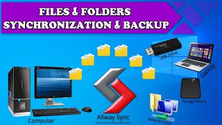 Files and Folders Backup amp Synchronization with Allway Sync  MultiDevice Solutions [upl. by Yemorej]