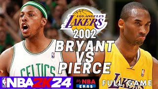 quotKobe Bryants Epic Showdown Lakers vs Celtics 2002 Seasonquot [upl. by Gnort620]