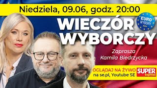 🔴 WYBORY EUROPEJSKIE 2024 WIECZÓR WYBORCZY  dr Mirosław Oczkoś dr hab Tomasz Słomka [upl. by Ayikal]