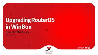 Upgrading RouterOS in WinBox [upl. by Cutcliffe798]