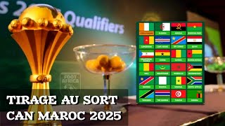 TIRAGE AU SORT CAN MAROC 2025  DATE CHAPEAUX ET RETRANSMISSION TV [upl. by Leatri672]