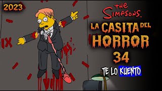 La Casita Del Horror 34  Temporada 35  Los Simpson  Resumen Capitulo 5 [upl. by Houlberg435]