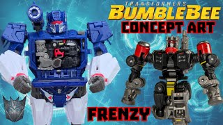 Transformers Studio Series Concept Art Bumblebee Movie Core Class Frenzy Review [upl. by Novy753]