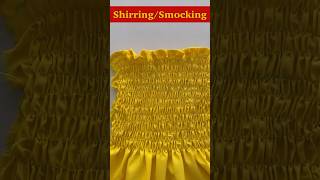 ✅ DIY Shirring Smocking [upl. by Annoeik]