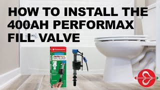 Get a Powerful Flush by Installing a Fluidmaster 400AH PerforMAX Toilet Fill Valve [upl. by Schellens]