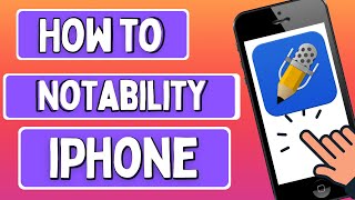 How to use Notability on Your iPhone beginner tutorial [upl. by Nauqyaj784]