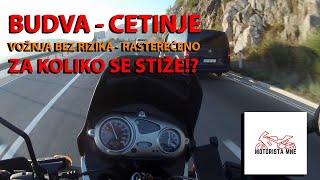 Budva  Cetinje  Rasterećena vožnja bez rizika  Za koliko se stiže [upl. by Esilana]