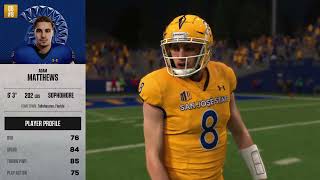 CFB25 Dynasty rebuild with San Jose State S1W1 vs FCS west Lets start off right [upl. by Ylekalb]