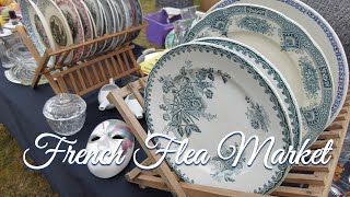 Thrift with me at a Flea Market in French Countryside  47 ❘ A discount for smiling ❘ Antique Haul [upl. by Erodroeht344]