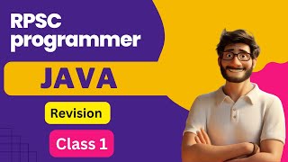 RPSC programmer JAVA revision class  programmer java Revision class  Part1 [upl. by Aettam]