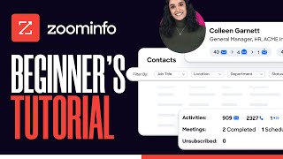 Zoominfo Tutorial For Beginners 2024 [upl. by Infeld]