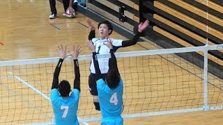 石川祐希 大竹壱青 筑波大学vs中央大学 第4セット 全日本インカレ2017 準決勝 Yuki Ishikawa Japan volleyball [upl. by Ecirrehs]