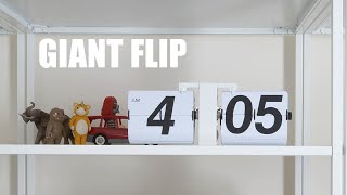 Flip Clock No Case Wall Clock for Living Room [upl. by Bastian]