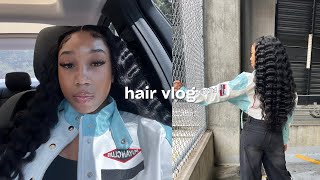 HAIR VLOG 029 CRIMPS FOR THE 1ST TIME MUST HAVE HD LOOSE DEEP WAVE WIG⎮Wiggins Hair [upl. by Elder]