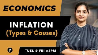 Types of Inflation  Economics  SSC amp UPSC [upl. by Tol]