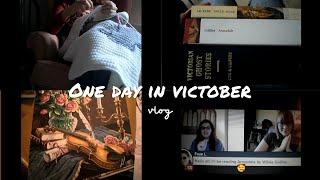 One Day in Victober  Reading Crafting Octobering Vlog [upl. by Niuq]