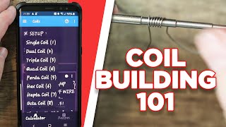 COIL BUILDING 101  HOW TO MAKE VAPE COILS FOR BEGINNERS [upl. by Afaw784]