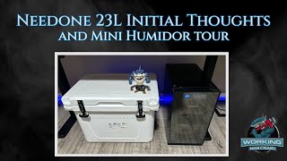 Needone 23L initial thoughts  Mini humidor tour [upl. by Eihtak575]