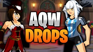 Frostval Beleen Set Football Armors AQW Drops [upl. by Ezekiel]