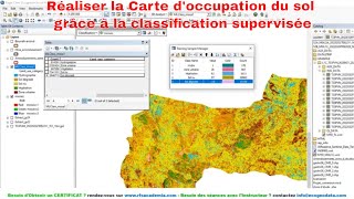 Classification supervisée carte doccupation du sol arcgis Leçon 20 Formation télédétection [upl. by Atikal]